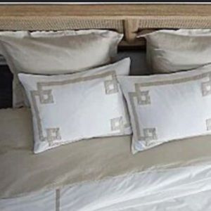 GREEY KEY Almond 2 King Shams